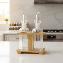 Glass Oil Dispenser - 2 Pcs